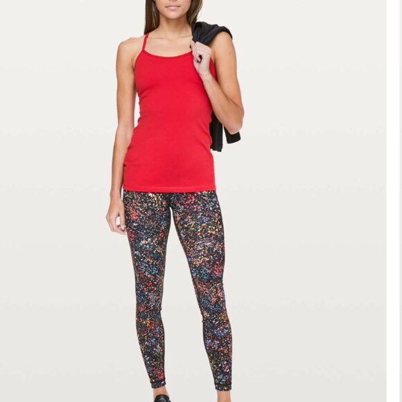 Lululemon Power Y Tank *Luon- Dark Red- Size 4 - worn 1x - Picture 9 of 10